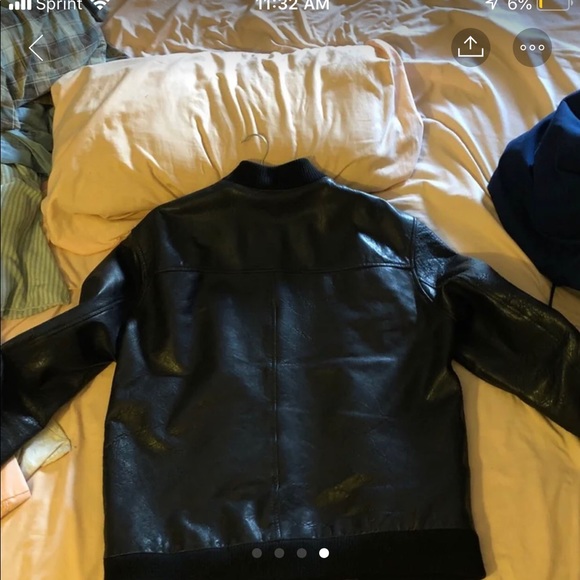 Zachary Prell Men's Black Lambskin Leather Jacket - Picture 6 of 15